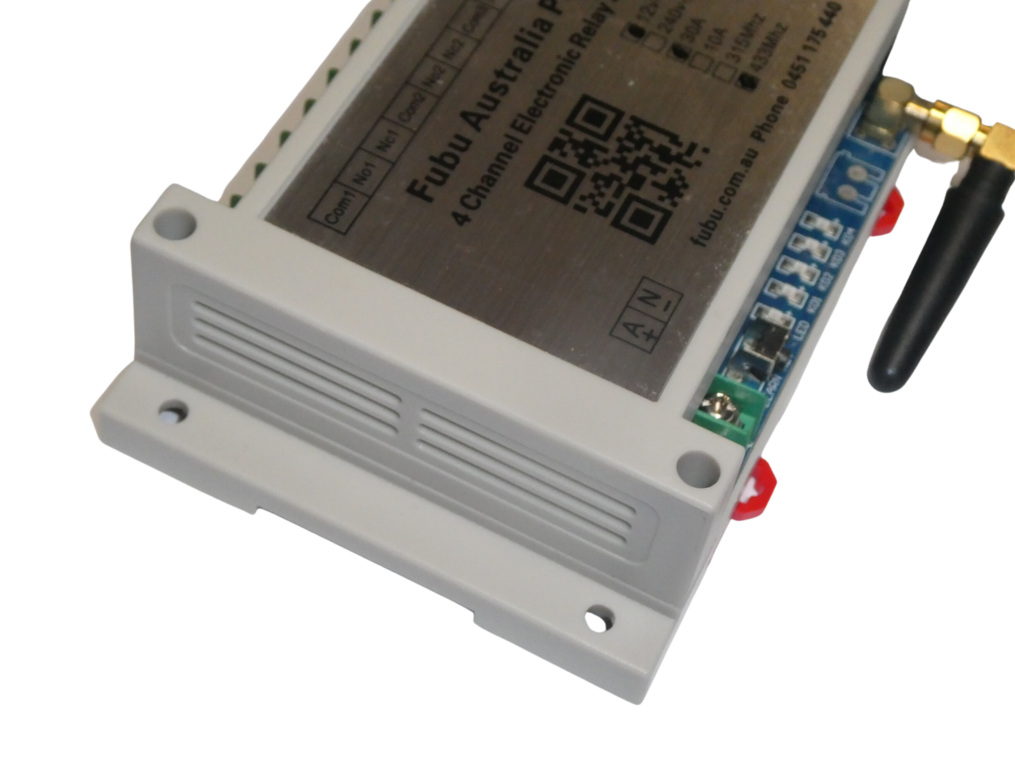 Remote Control Transmitter / Receiver 4 Channel with 2 x 4 FOB Remotes 12V TO 36V 30A 433mhz