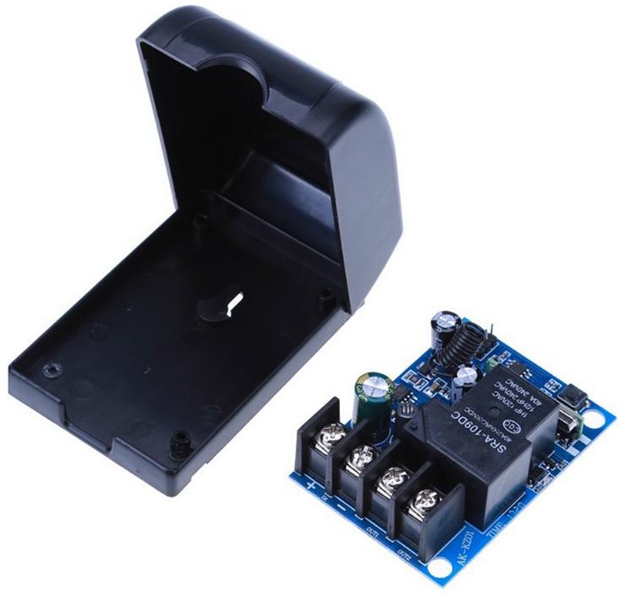 Remote Control Receiver 1 Channel 12-36v 30A 433mhz 2 Pack EV1527