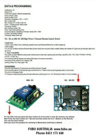 Remote Control Transmitter / Receiver  4 x 1 Channel 12v-48v and 2 x Medium Range Remote