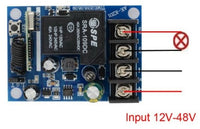Remote Control Transmitter / Receiver  4 x 1 Channel 12v-48v and 2 x Medium Range Remote