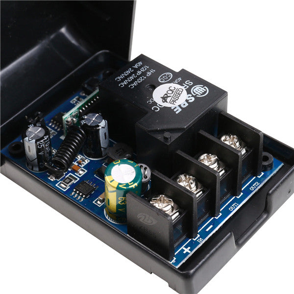 Remote Control Receiver 1 Channel 12-36v 30A 433mhz 2 Pack EV1527