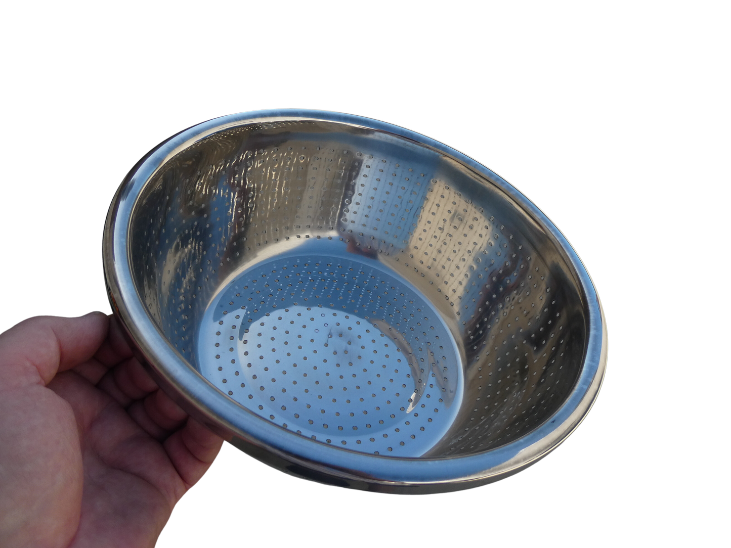Colander Bowls 30cm Polished Stainless Steel 5 Pack