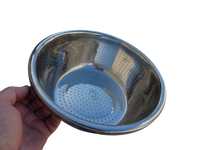 Colander Bowls 30cm Polished Stainless Steel 5 Pack