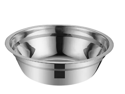5 x Mixing Bowls 30cm Polished Stainless Steel