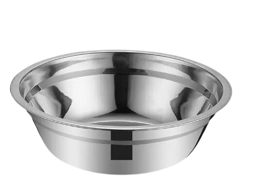 5 x Mixing Bowls 40cm Polished Stainless Steel