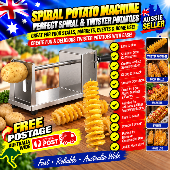 Spiral Potato Cutter 3-4mm Thickness Cheap But work Tested Before Sending
