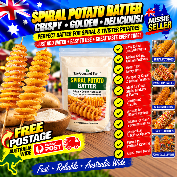 Crunchy Batter Mix Spirals, Fish & Chips 4.5kg Bags