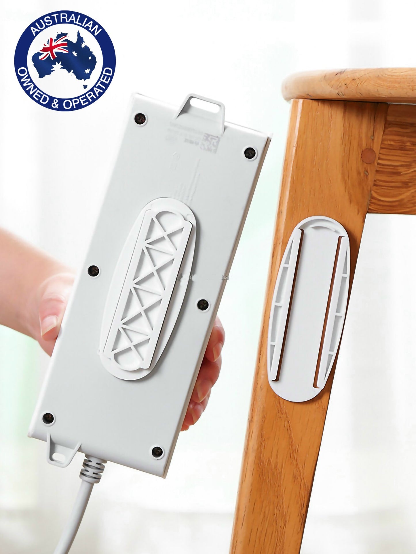 Power Board Holder Pack of 4, Clutter gone also for Routers, Modems, Picture Frames Etc