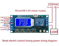Delay Timers x 3 pcs Digital Programmable With LCD 6v-30v DC 10A PCB Brisbane
