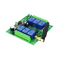 Remote Control Transmitter / Receiver with 2 x 6 Ch Remotes 12-36v 30A 433mhz