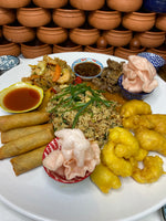 Large Plates Melamine 45cm Great for Christmas, Parties, BBQ (2 Pack)