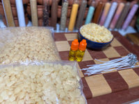 Bees Wax Pellets Yellow 1KG Free Wicks