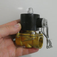 12v 24v Water Oil Air Valve 1/2" 15mm 3/4" 20mm Brass Clearance Sale 2 PACK