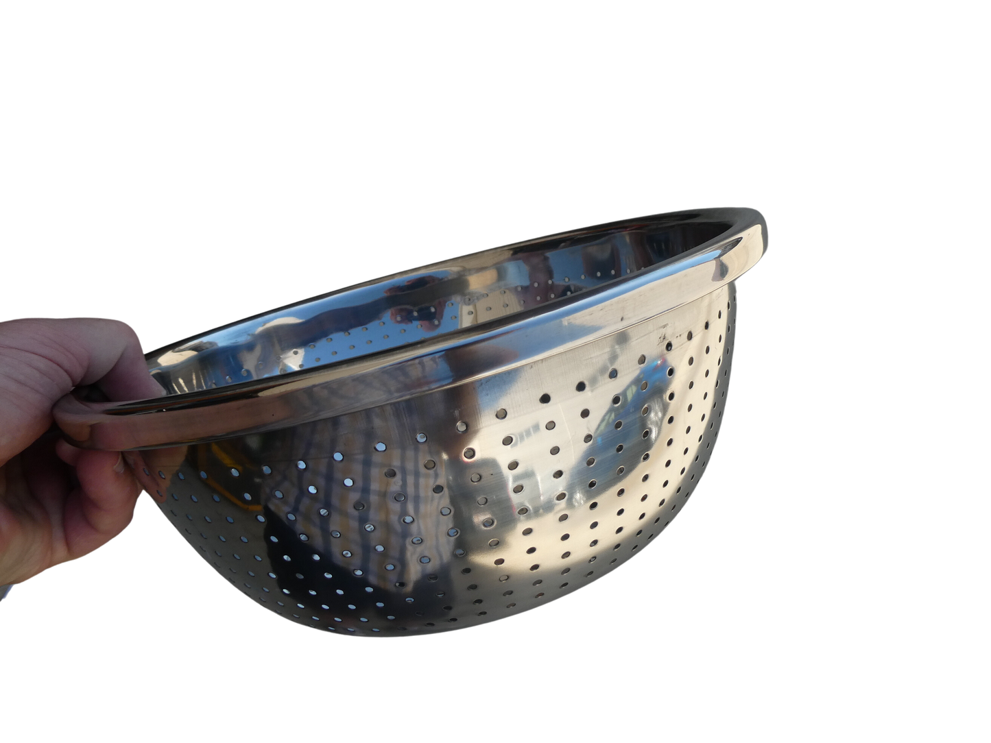Colander Bowls 30cm Polished Stainless Steel 5 Pack