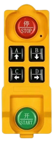 Remote Control 4 Channel 150m 433mhz Stop Start Button 2 x AA Batteries