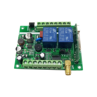 Remote Control Transmitter / Receiver 2 Channel Garage Door with 2 x Remotes 12-36v 10A 433mhz