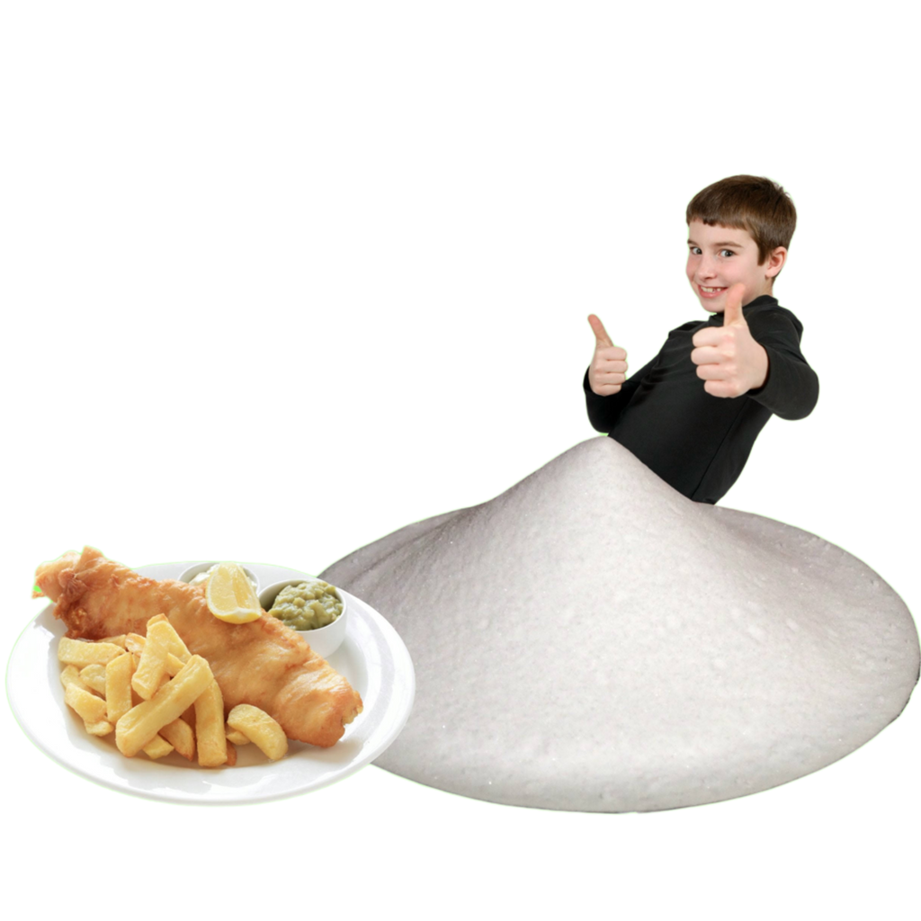 Vinegar Powder for Fish & Chips, Fried Food Popcorn
