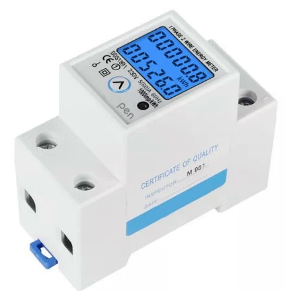 Single Phase Electricity Power Meter Single Phase 240v 80a