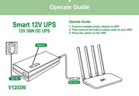 
              12v 3A UPS Uninterruptible Power Supply Modems CCTV Eftpos Machines
            