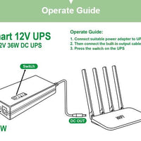 12v 3A UPS Uninterruptible Power Supply Modems CCTV Eftpos Machines