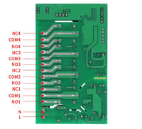 
              Remote Control Receiver 4 Channel 240v 10A 433mhz EV1527 with Remote
            