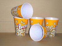 
              20 x Popcorn Cups Buckets Plastic Reusable Large 18 x 15 x 9.5cm
            