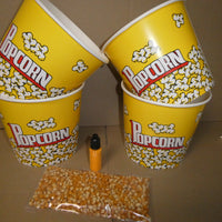 150 x Popcorn Cups Cardboard 18 x 17.5 x 14cm Extra Large Bulk Box