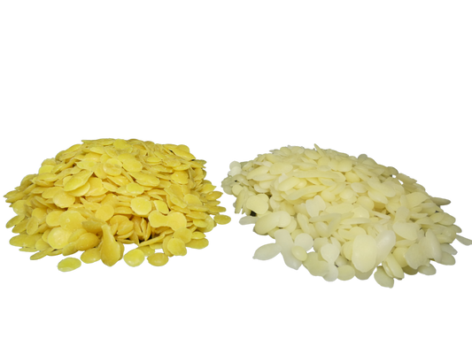 Bees Wax Pellets White  1KG Free Wicks