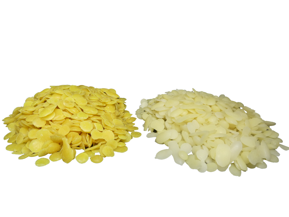 Bees Wax Pellets Yellow 3KG Free Wicks & Orange Oil