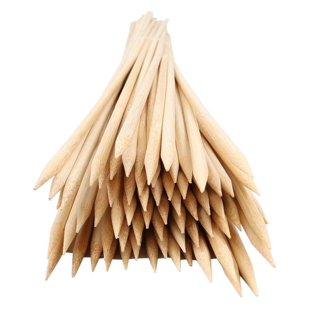 Skewers 400mm x 5mm Wood Bamboo Sticks Pack of 2000 13kg Spiral Potato