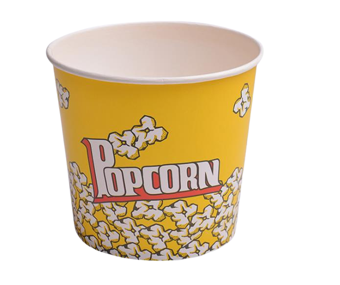 150 x Popcorn Cups Cardboard 18 x 17.5 x 14cm Extra Large Bulk Box