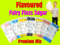 
              8 kg  Fairy Floss Sugar and 50 Sticks Choose your 8 Flavours Free express postage
            