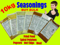 
              Seasoning Flavours For Popcorn Meat Fried Food Hot Chips Rubs Spiral Potatoes 10kg
            