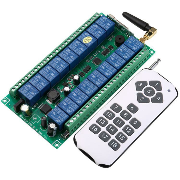 Remote Control 18 Channel 12-24v Receiver and Transmitter Normally Open Closed CLEARANCE