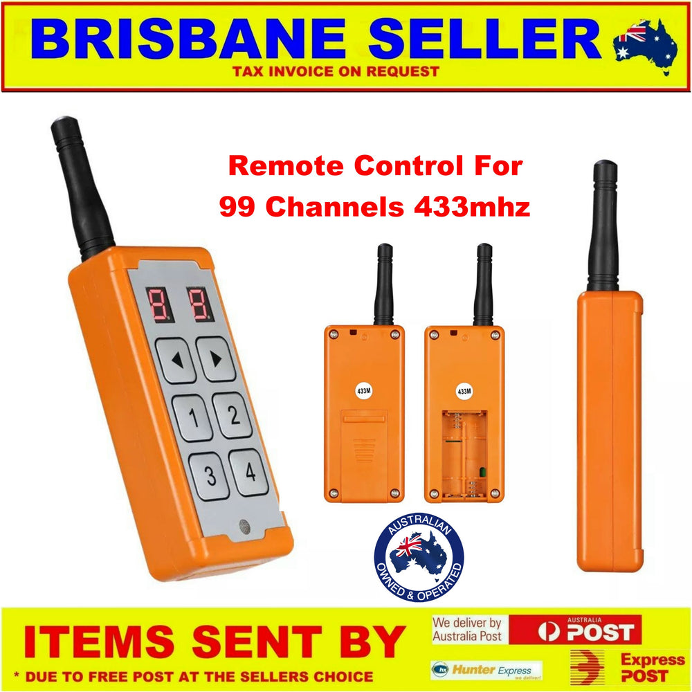Remote Control 50m Range 433mhz 99 Channel