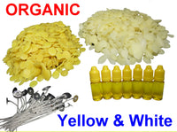 
              Bees Wax Pellets White Organic Refined 3KG Free Wicks & Orange Oil
            