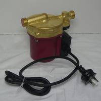 Solar Hot Water Pump Circulation Booster  150w 240v 15mm & 20mm In/Out 10m Head