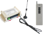 
              Remote Control Transmitter / Receiver 4 Channel with Antenna 240v 30A 433mhz & 1 Long Rage Remote
            